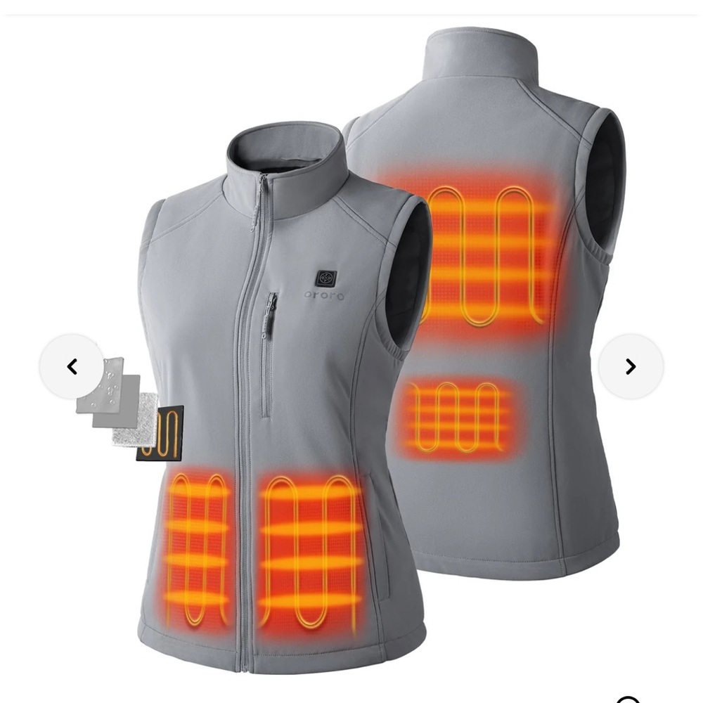 Ororo Women's Gray Heated Vest